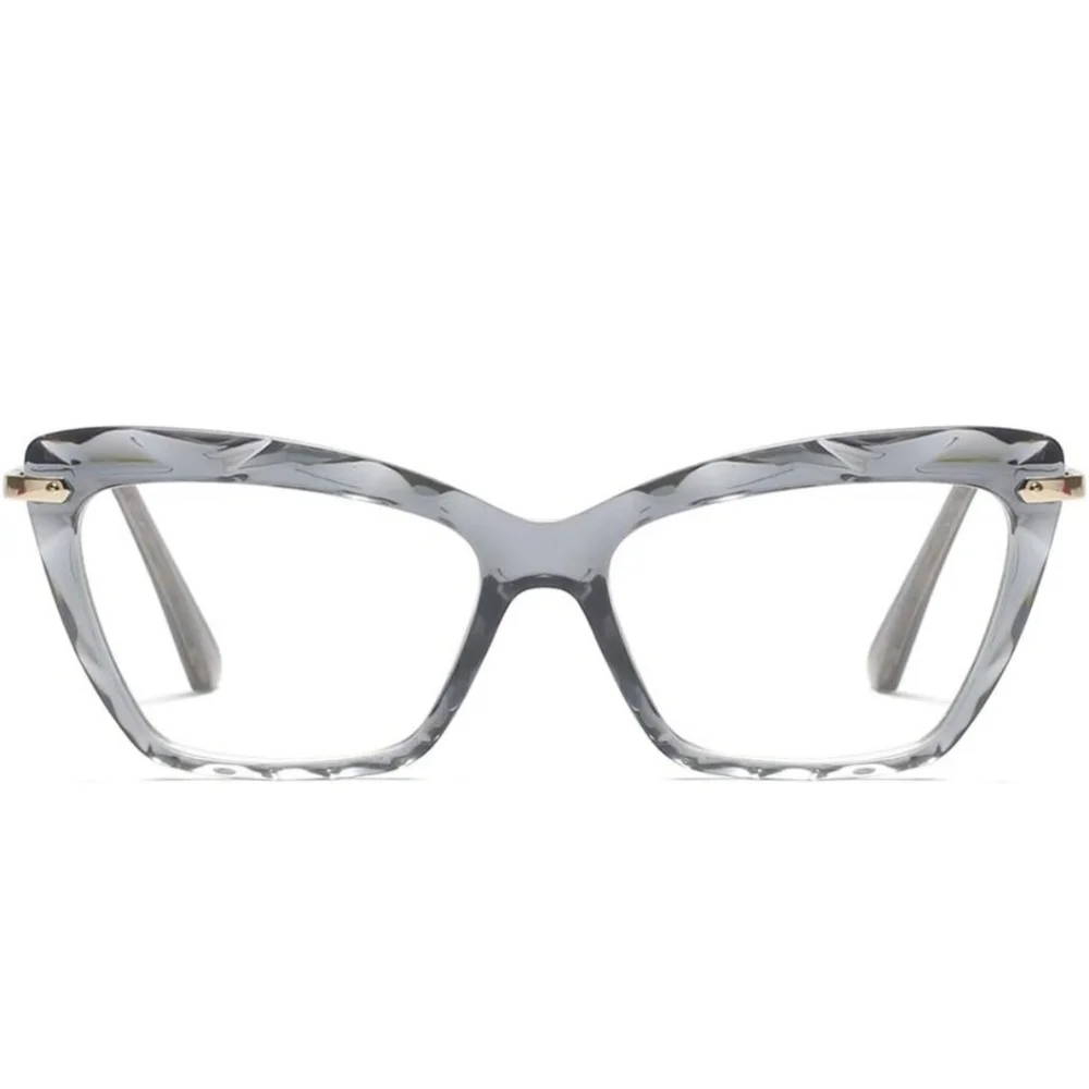 NEW Grey Crystal Fashion Glasses